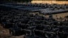 FILE - Hundreds of Ukrainian drones are displayed before being sent to the front line to be used against Russian forces, in Kyiv, Ukraine, July 25, 2023. 