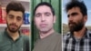 Salar Tahir Afşar, Səid Minayi və Murtəza Pərvin (şəkillər Araz News Telegram kanalından götürülüb)