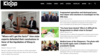 Screenshot taken on Feb. 10, 2024, of the news website, Kloop.kg. On Feb., 9, 2024, a court in Kyrgyzstan ordered the site shut down.