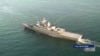 Fregat Angkatan Laut Republik Islam Iran 'Sahand' selama latihan Angkatan Laut gabungan Iran-Rusia-China di Samudera Hindia dan Teluk Oman. (Foto: IRIB TV/AFP)