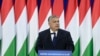 Hungary's Prime Minister Viktor Orban delivers his annual "State of Hungary" speech in Budapest, Hungary, Feb. 17, 2024. 