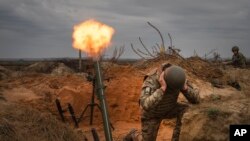 Ushtarët ukrainas gjatë një stërvitje më 8 nëntor 2023.