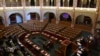 U.S. Ambassador to Hungary David Pressman and ambassadors from other NATO allies attend the Hungarian parliament's extraordinary session, called by the opposition, in a show of pressure to approve Sweden's NATO accession bid, in Budapest, Feb. 5, 2024. 