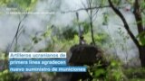 Artilleros ucranianos de primera línea agradecen nuevo suministro de municiones

