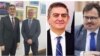 Əli Kərimli, səfirlər Fergus Auldi və Peter Mixalko (Mənbə: Sosial şəbəkə)