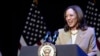 Wakil Presiden Kamala Harris menyampaikan pidato di acara kampanye di Pittsfield, Massachusetts, Sabtu, 27 Juli 2024. (Foto: AP)