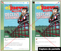 Captura de los mensajes en Telegram, traducidos vía Yandex.