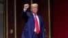 El expresidente Donald Trump hace un gesto después de hablar durante la Convención del Partido Republicano de Carolina del Norte en Greensboro, Carolina del Norte, el 10 de junio de 2023.