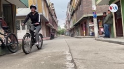 Recorrido de una bogotana que transita la ciudad en 'bici' para llegar a su trabajo