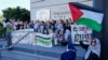 FILE - Pro-Palestinian protesters demonstrate at the University of Sydney against the Israel-Hamas war, April 24, 2024. 
