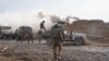Israeli soldiers operate in the Gaza Strip, in this handout picture released on Dec. 14, 2023.