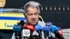 Ông Antonio Guterres phát biểu tại Ai Cập gần biên giới với Gaza hôm 23/3.