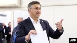 Andrej Plenković, premijer Hrvatske i predsednik HDZ-a (Foto: DAMIR SENCAR/AFP)