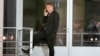 FILE - Robert Habeck, German Vice Chancellor and Federal Minister for Economic Affairs and Climate Action makes a phone call at the chancellery in Berlin, Germany, on Nov. 22, 2023. 