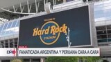 Fanáticos argentinos y peruanos apoyan a sus equipos desde Miami en choque en la Copa América