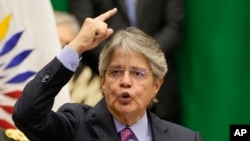 El presidente de Ecuador, Guillermo Lasso.