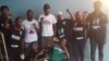Manifestantes presos em Luanda libertados. Fotografia cedida pela UNTRA.