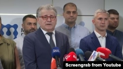 Konferencija za medije niške opozicije (foto: Screenshot)