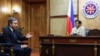 Ngoại trưởng Mỹ Antony Blinken dự cuộc họp với Tổng thống Philippines Ferdinand Marcos Jr. tại Phủ Tổng thống Malacanang ở Manila, hôm 19/3.