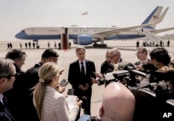 Держсекретар США Ентоні Блінкен говорить із репортерами після зустрічі з президентом Єгипту 10 червня 2024 року