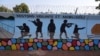 FILE - A mural is seen in Ouagadougou, Burkina Faso, on March 1, 2023. 