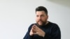 FILE - Leonid Volkov, a close ally of late Russian opposition leader Alexei Navalny, speaks during an interview with AFP, in Vilnius on March 2, 2021. Volkov was attacked outside his home in Lithuania and hospitalized. 