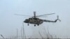 ເຮືອ​ບິນ​ເຮ​ລິ​ຄັອບ​ເຕີ Mi-8 ຂອງ ຣັດ​ເຊຍ ທຳ​ການ​ທົດ​ສອບ​ໂດຍກອງ​ທັບ​ອາ​ກາດ ຣັດ​ເຊຍ ໃນ​ພາກ​ພື້ນ ຣອ​ສ​ຕອ​ຟ, ຣັດ​ເຊຍ, 19 ມັງ​ກອນ 2022.