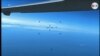 Revelan video del momento en que avión ruso habría interceptado dron de vigilancia de EEUU