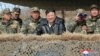 North Korean leader Kim Jong Un guides an artillery firing drill by the Korean People's Army, the country's military force, in North Korea on March 7, 2024, in this photo released March 8, 2024, by the Korean Central News Agency, according to the KCNA. (KCNA via Reuters)