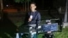 El periodista Luis Alejandro Acosta durante una cobertura. [Foto: Twitter Espacio Público]