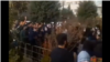 Urmiyədə xəstəxana işçilərinin mitinqi (İran İşçiləri Azad Birliyinin yaydığı videonun ekran görüntüsü)