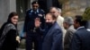 Pakistan's former Prime Minister Nawaz Sharif, center, arrives at Islamabad High Court in Islamabad, Pakistan, Nov. 29, 2023.