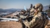 U.S. and South Korea soldiers train Dec. 22, 2023, at the Republic of Korea Special Warfare School training range near Icheon, South Korea.