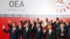 Participantes de la 52ª Asamblea General de la OEA en Lima, Perú, el 6 de octubre de 2022.
