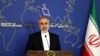 FILE - Iran's Foreign Ministry spokesman Nasser Kanani holds a press conference in Tehran, July 13, 2022.