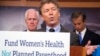 Senator Rand Paul, R-Ky. (Center), with Senators John Cornyn, R-Texas (Left), and John Thune, R-S.D., speaks about Planned Parenthood, on Capitol Hill in Washington, July 29, 2015.