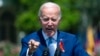FILE - President Joe Biden speaks during an event to celebrate the passage of the "Bipartisan Safer Communities Act," a law meant to reduce gun violence, on the South Lawn of the White House, July 11, 2022.