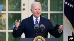El presidente Joe Biden en un evento en la Casa Blanca el 19 de noviembre del 2021.