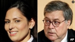 El fiscal general de Estados Unidos, William Barr, y la secretaria del Interior del Reino Unido, Priti Patel, firmaron el acuerdo.