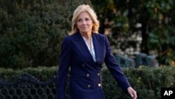 ARCHIVO- La primera dama de Estados Unidos, Jill Biden estará presente este año en la ceremonia de entrega de los Premios Grammy para presentar una de las categorías, según informó la Casa Blanca. 