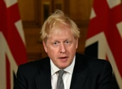 El primer ministro británico Boris Johnson en foto de archivo, del 31 de octubre de 2020, en Londres.