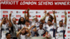 USA win their first-ever Sevens World Series Cup final by beating Australia at London’s Twickenham Stadium, May 17, 2015 (Photo Credit: World Rugby / Martin Seras Lima)