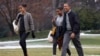 Obama de regreso en Washington