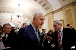 John Cornyn, republicano por Texas, segundo líder de la mayoría en el Senado.
