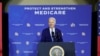 El presidente de EEUU, Joe Biden, habla sobre pa protección al Seguro Social y el Medicare en la Universidad de Tampa, Florida, el 9 de febrero de 2023.