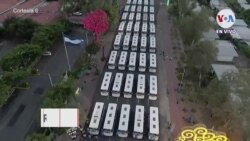 Rusia dona 150 autobuses a Nicaragua para el transporte público 