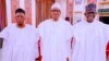 Buhari da Sanata Abdullahi Adamu da Mai Mala Buni