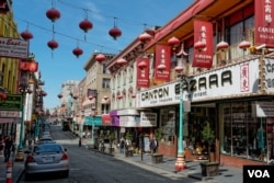 A view of Chinatown in San Francisco, California, April 6, 2016. (M. O'Sullivan/VOA)