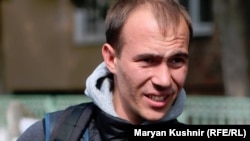 El periodista Maryan Kushnir, en una imagen proporcionada por RFE/RL el 11 de marzo de 2021.