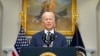 President Joe Biden announces that along with the European Union and the Group of Seven countries, the U.S. will move to revoke "most favored nation" trade status for Russia over its invasion of Ukraine, March 11, 2022, in the Roosevelt Room at the White House.